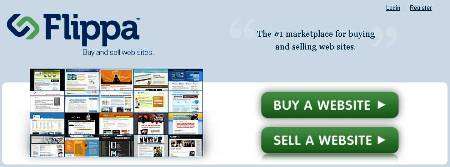 Flippa buy sell websites